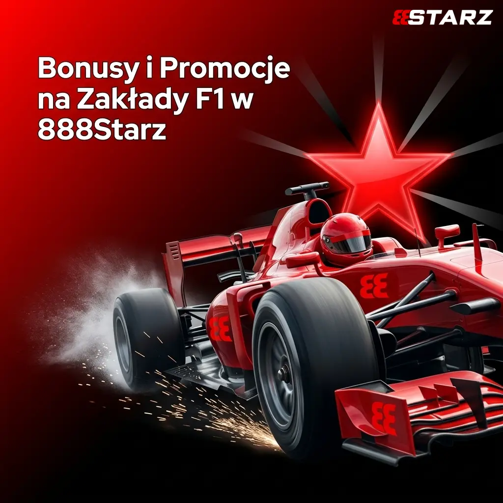 Bonusy powitalne 888starz na zakłady F1 – do 1542 PLN na sporty i promocje Grand Prix